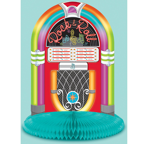 I Love Rock and Roll Juke Box Centerpiece (1ct)